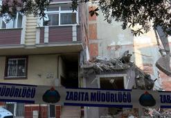 Sultangazi’de yıkım sırasında 3 binada hasar oluştu; merdiveni çöken binadakiler kurtarıldı