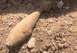 Şanlıurfa’da inşaat kazısında patlamamış havan mermisi bulundu