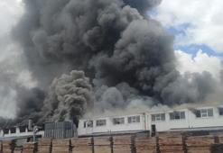 Ankara'da mobilya fabrikasında yangın kontrol altına alındı