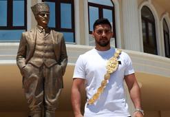 661'inci Kırkpınar Yağlı Güreşleri'nde başpehlivanlık kemeri Mustafa Taş'a verildi