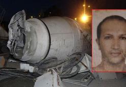 15 metre yükseklikten metro inşaatı sahasına uçan beton mikserinin sürücüsü öldü