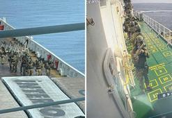 Türkiye'den hareket eden, içerisinde 15 kaçağın tespit edildiği gemiye müdahale edildi