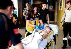 Soluk borusuna fıstık kaçan bebek, ‘Heimlich manevrası’ ile hayata döndürüldü