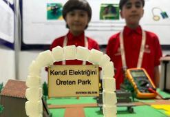 Şanlıurfalı öğrencilerden kendi elektriğini üreten park