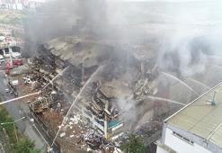 Başakşehir Organize Sanayi Bölgesi'ndeki yangın sürüyor