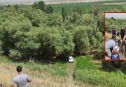 Bahçeye uçan otomobil ağaca çarptı; sürücü çelik halatla yukarı çekildi