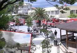 Çapa'daki İstanbul Üniversitesi İstanbul Tıp Fakültesi'nde yangın