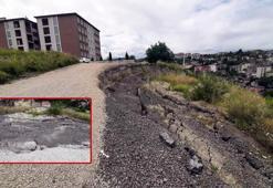 Karabük'te 2 okulun yakınında heyelan