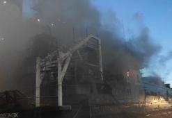 Tersanede Rusya bayraklı gemide çıkan yangın 6 saatte söndürüldü