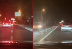 Sarıyer’de trafikte tehlikeli inatlaşma