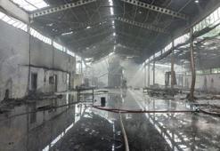 Kayseri'de sünger atölyesinde yangın: 1 yaralı