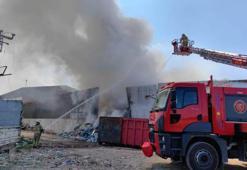 Bursa’da geri dönüşüm tesisinde yangın