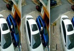 Bağcılar'da 8 ay önce hayalet ekranı çalınan otomobile yeniden hırsız girmeye çalıştı