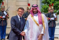 Macron, Veliaht Prens Selman ve Elon Musk ile görüştü