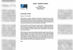 KFOR’dan gazetecilere yönelik saldırılara kınama