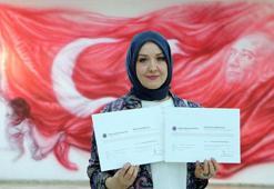 50 yaşında fakülte birincisi olarak mezun oldu, yüksek lisans da yapacak