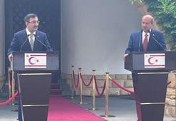 Cumhurbaşkanı Yardımcısı Cevdet Yılmaz Ersin Tatar ile görüştü