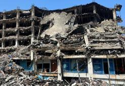 Başakşehir İkitelli Organize Sanayi Bölgesi'nde yanan fabrikanın son hali