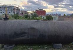 Yer altına gizlenmiş 80 tonluk yakıt tankı ele geçirildi