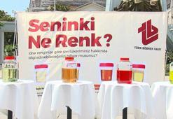 Bakırköy'de 'Seninki ne renk?' etkinliğiyle böbrek sağlığına dikkat çektiler