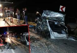 Şereflikoçhisar'da iki otomobil kafa kafaya çarpıştı: 3 ölü, 1 yaralı