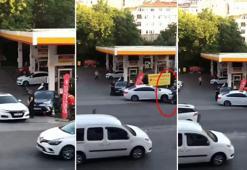 Üsküdar'da bidonla benzin alamayınca dehşet saçtı