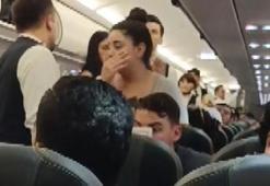 Kazablanka uçağına son anda girmeye çalışan yolcu olay çıkardı