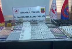 Jandarmadan kaçak sigara operasyonu