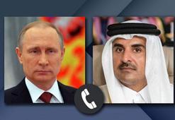 Putin ve Katar Emiri Al Thani telefonda görüştü