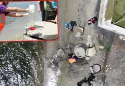 Silivri'de kanalizasyon suyu denize aktı