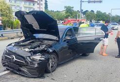 Galatasaraylı futbolcu Barış Alper Yılmaz, kaza geçirdi