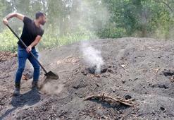 Mangal kömürü işçilerinin sıcak mesaisi