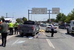 Konya'da karşı şeride geçen minibüs, 2 araca çarptı: 1 ölü, 4 yaralı