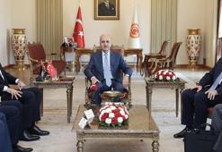 TBMM Başkanı Kurtulmuş, Ürdün Başbakan Yardımcısı Safadi'yi kabul etti