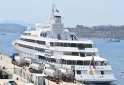 Dünyanın en lüks yatlarından 'Lady Moura'ya' 16 milyon liralık yakıt