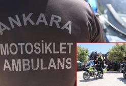 'Motosikletli sağlıkçılar' hayat kurtarıyor