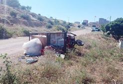 Kırıkkale'de triportör devrildi, sürücü ağır yaralı