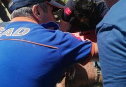 Sondaj kuyusuna düşen 12 yaşındaki Ömer'i, ekipler kurtardı