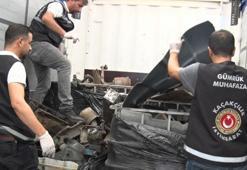 8 milyon liralık kaçak motor blokları ve şanzıman ele geçirildi