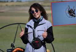 Adana'dan Mersin'e paramotor ile uçtu