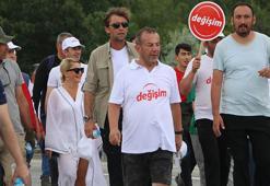 Tanju Özcan'ın yürüyüşünde 7'nci gün; Kahramankazan'a yaklaştı