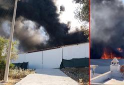 Hurdalık deposu yangınını görüntüleyen gazetecilere tehdit