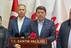 Bakanlar Yerlikaya ve Tunç, selin vurduğu Bartın'a geldi: Turuncu alarm devam ediyor