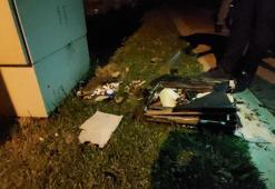 Amasya'da fünye ile patlatılan şüpheli çantadan boya ve yapıştırıcı çıktı