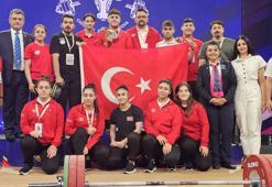 Yıldızlar Avrupa Halter Şampiyonası'nda milli sporcular, 47 madalya kazandı