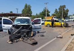 İki aracın çarpıştığı kazada 5 kişi yaralandı