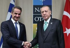 Cumhurbaşkanı Erdoğan, Yunanistan Başbakanı Miçotakis ile görüştü