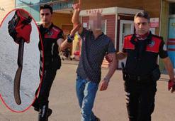 İnegöl'de, satırlı saldırgan serbest bırakıldı