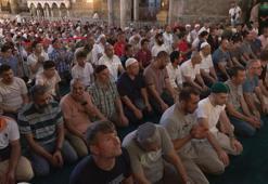 15 Temmuz şehitleri için Ayasofya Camii'nde hatim indirildi