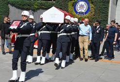 Şehit polis Alp Efe Bekit için İstanbul İl Emniyet Müdürlüğü’nde tören